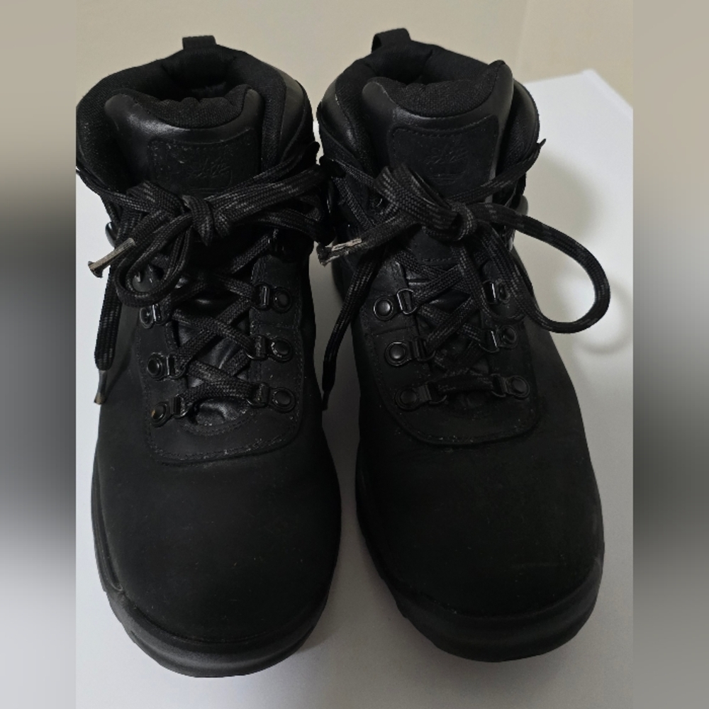 "Timberland" Black Hiking Boots - Picture 3 of 4